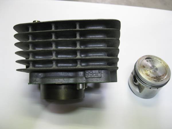 0 希少 エイプ100 純正シリンダー ピストンセットHONDA APE -エイプ100