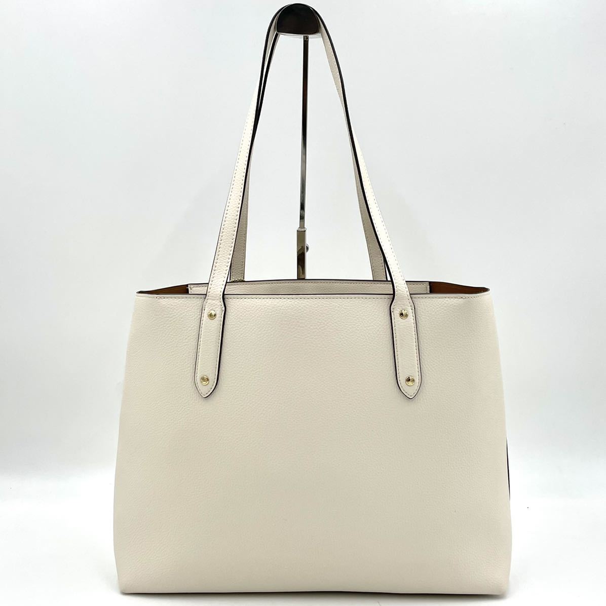 COACH ホワイト トートバッグ COACH ホワイト トートバッグビジネスバッグ