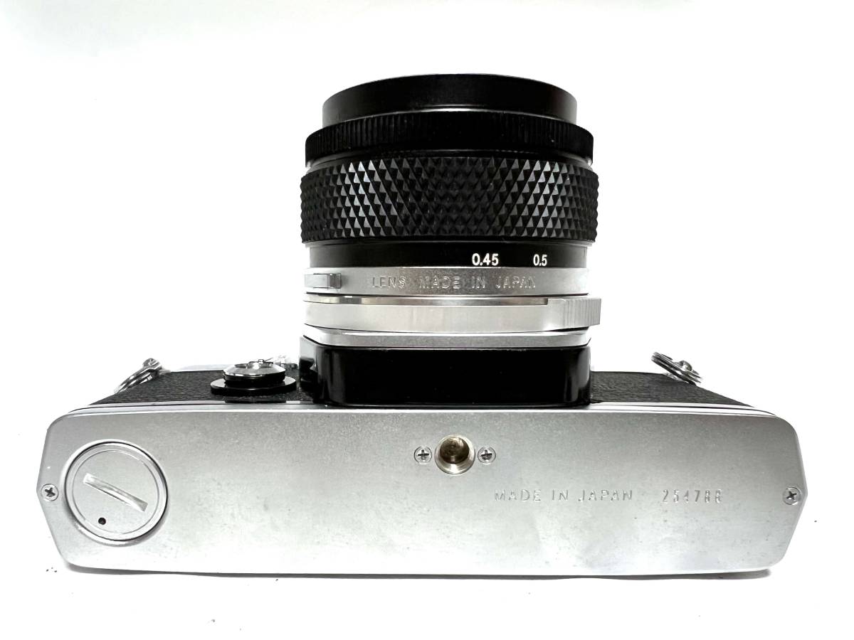 OLYMPUS オリンパス OM-1 + OM-SYSTEM G.ZUIKO AUTO-S 1:1.4 f=50mm 一眼