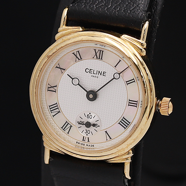 稼動品 シェル文字盤 セリーヌ CELINE 腕時計 CELINE（時計）のフリマ