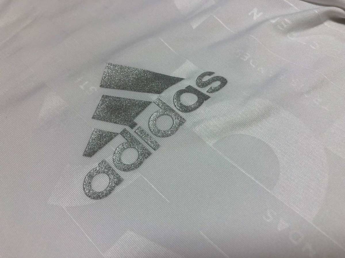 お値段ご相談ください　スマイルページ adidas Golf(アディダスゴルフ) エンボスプリント 半袖ボタンダウン