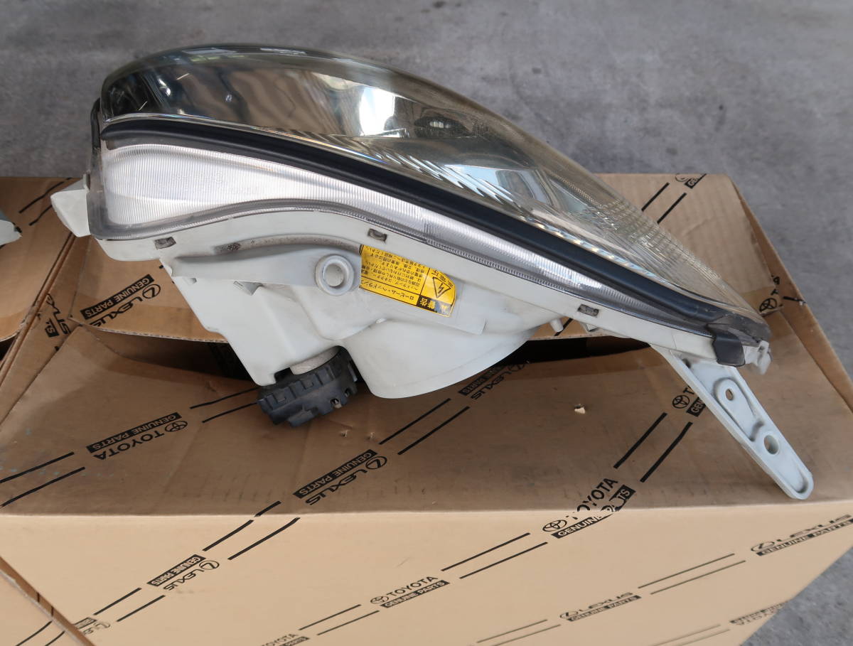 ヴェロッサ VR25ターボ JZX110 純正 ヘッドライト 左右セット まあまあ 
