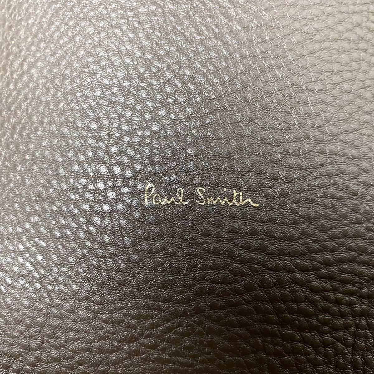 1円~【至極の逸品】Paul Smith ポールスミス PVC レザー メンズ ボディ 