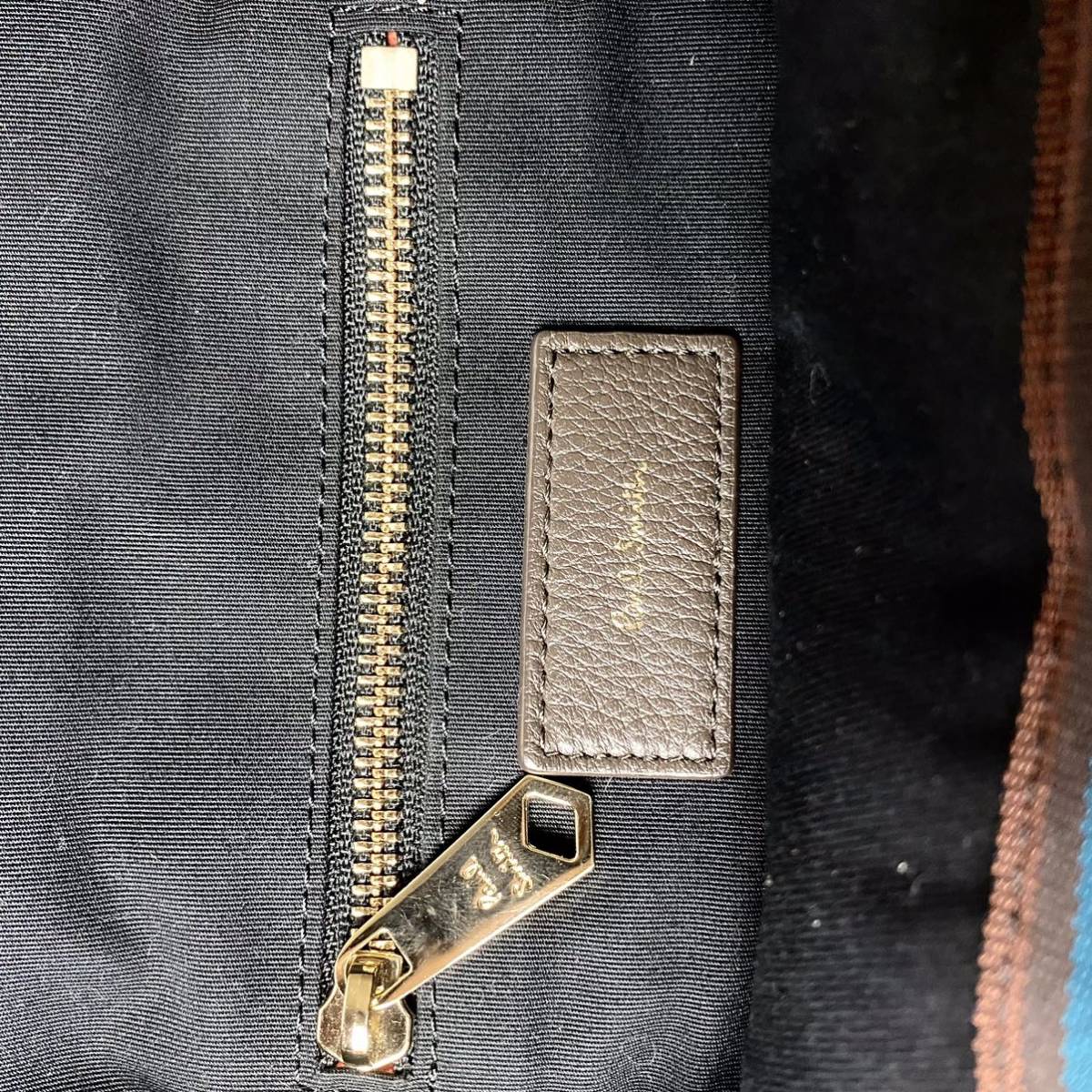 1円~【至極の逸品】Paul Smith ポールスミス PVC レザー メンズ ボディ 