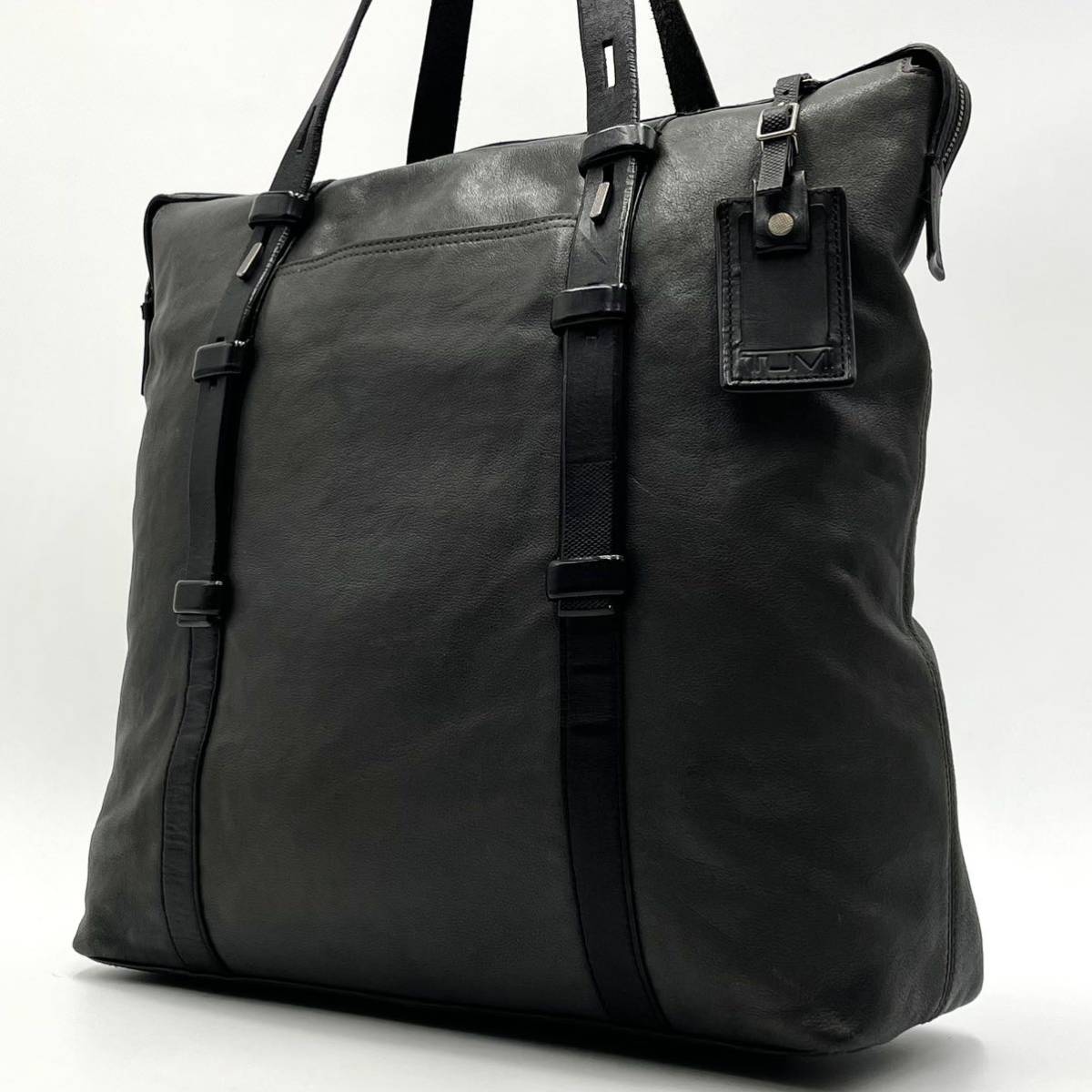 □美品□TUMI トゥミ メンズ トートバッグ 68990 MISSON「ヨーク」york 