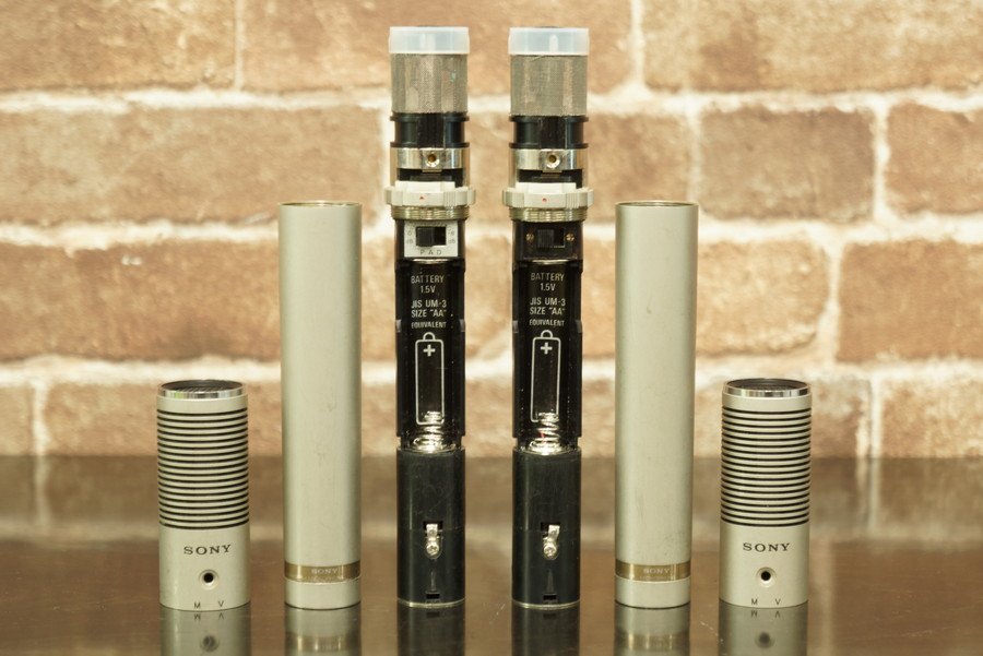 ECM-23F SONY コンデンサーマイク ECM ソニーの昔のコンデンサーマイク