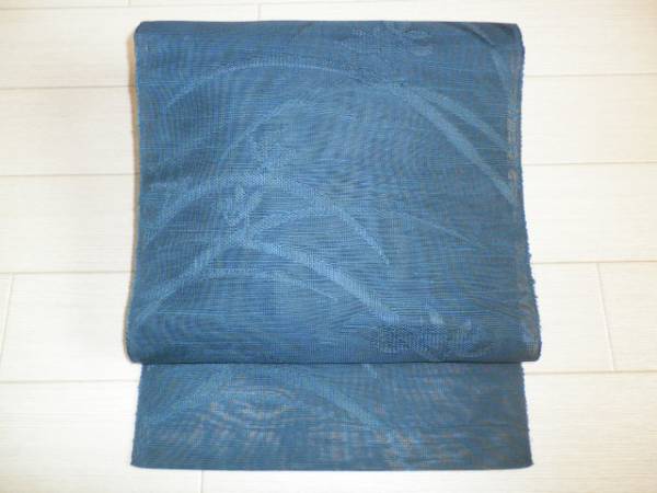 ♪５７１☆夏物・紗・地模様あり・全通・尺長め・名古屋帯