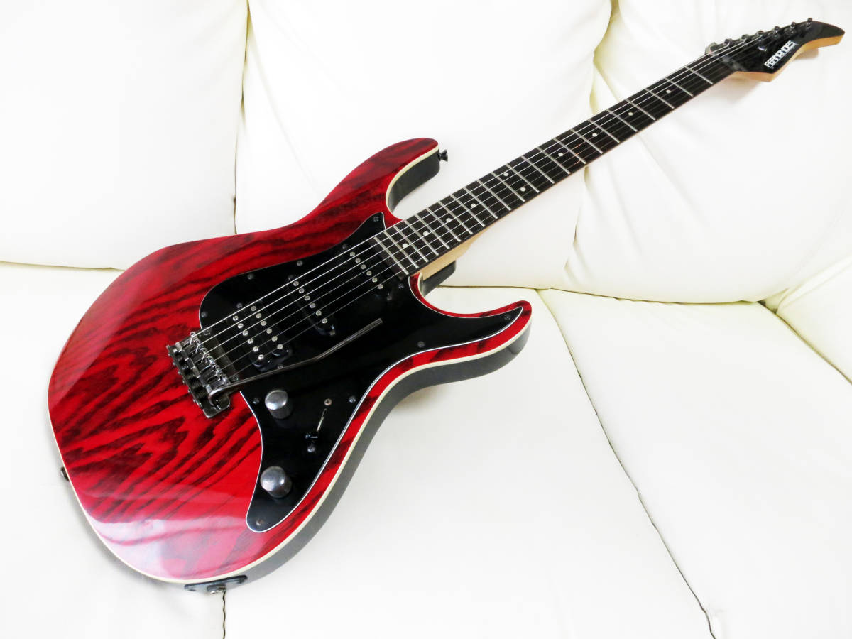【希少】Fernandes FR-40 REVOLVER SSH FERNANDES FR-40 - Yahoo!オークション シースルーレッド ストラト風