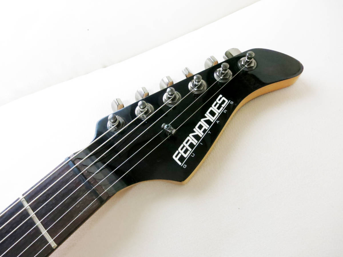 FERNANDES FR-40 - Yahoo!オークション シースルーレッド ストラト風