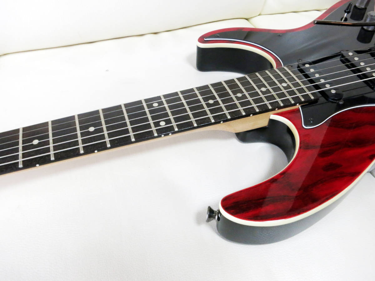 FERNANDES FR-40 - Yahoo!オークション シースルーレッド ストラト風
