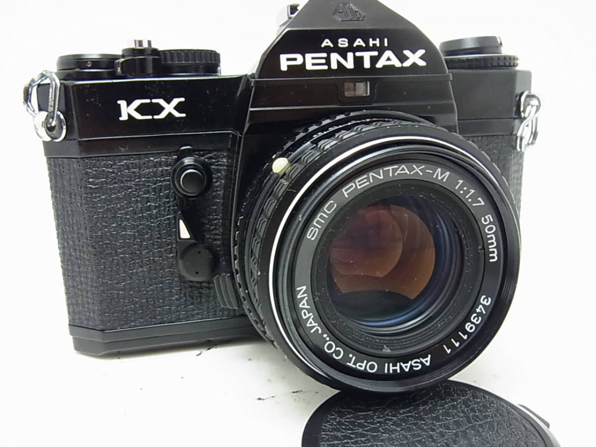 ☆ PENTAX KX (BL) 美品+ SMC PENTAX-M 50mmF1.7 (ボディは、点検整備 