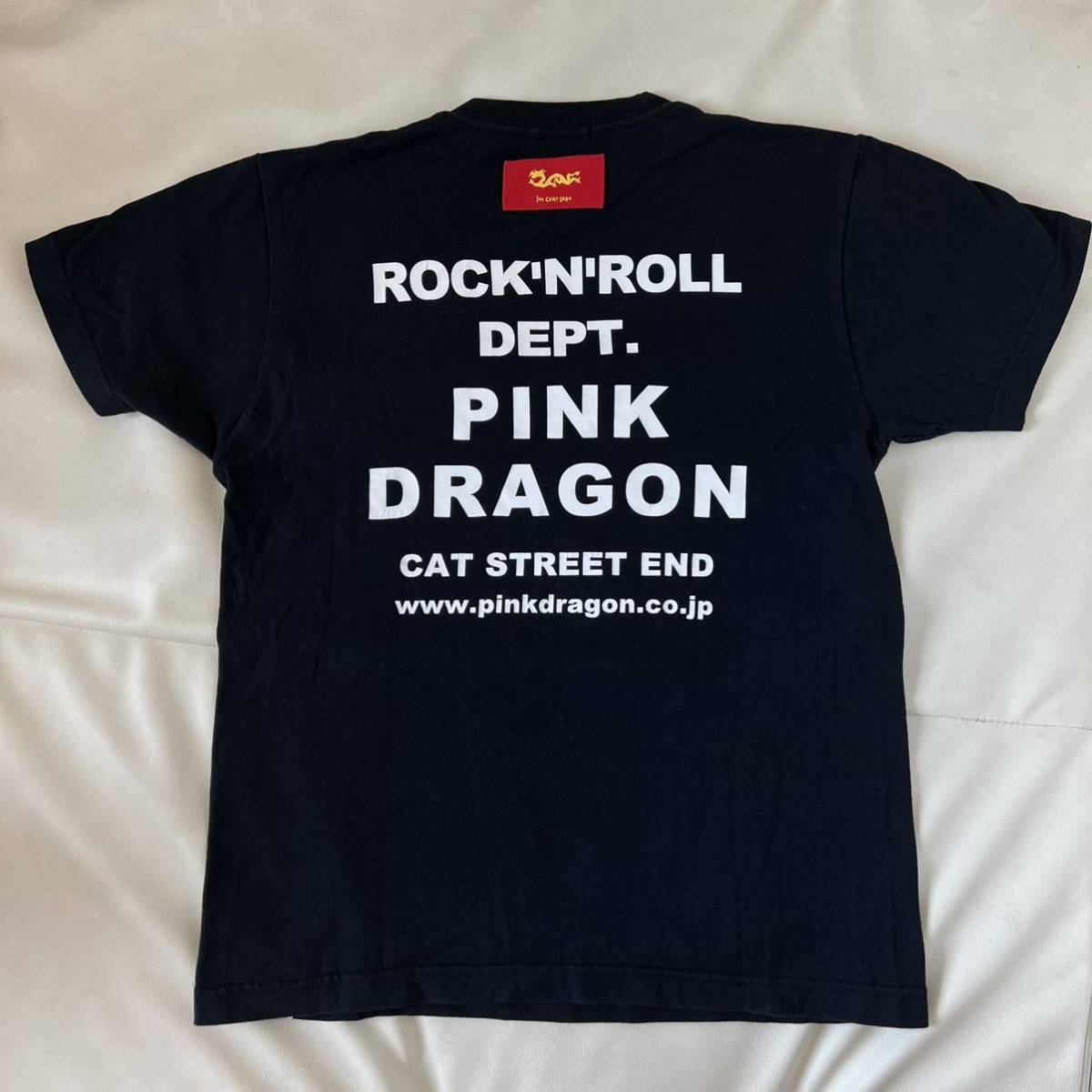 ミラクルウーマン クリームソーダ 立ち猫 シャツ クリームソーダ Tシャツ XLサイズ 立ち猫 ブラックキャッツ ピンク