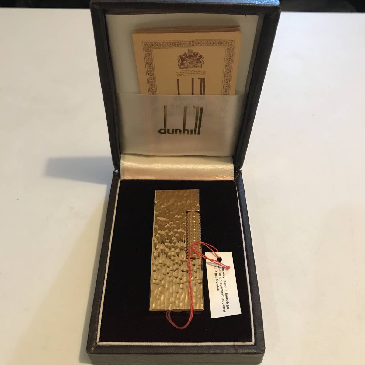 ダンヒル dunhill ガスライター 0 質屋 US RE24163 公式通販 火花確認 