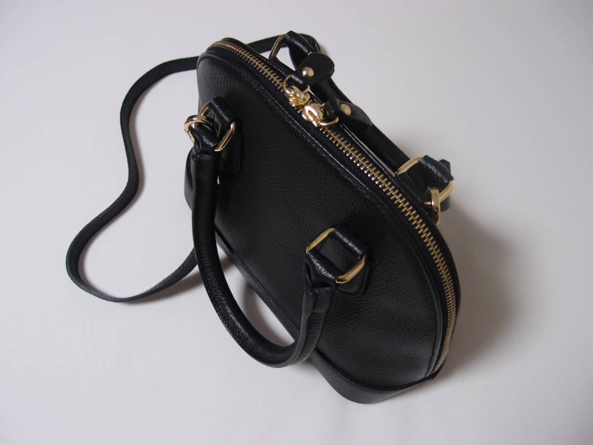 MARCO BIANCHINI BIANCHINI&frasl;マルコビアンキーニ Bianchini 店舗 2WAYトートバッグマルコビアンキーニ マルコビアンキーニ MARCO BIANCHINI ２WAY レザー ショルダー バッグ ハンドバッグ ブガッティ型 イタリア製