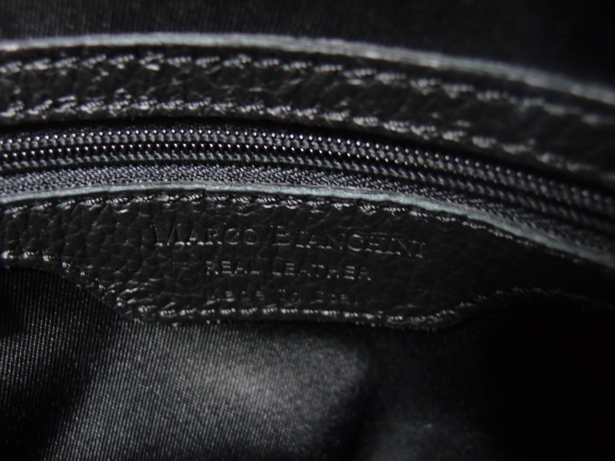 MARCO BIANCHINI BIANCHINI&frasl;マルコビアンキーニ Bianchini 店舗 2WAYトートバッグマルコビアンキーニ マルコビアンキーニ MARCO BIANCHINI ２WAY レザー ショルダー バッグ ハンドバッグ ブガッティ型 イタリア製