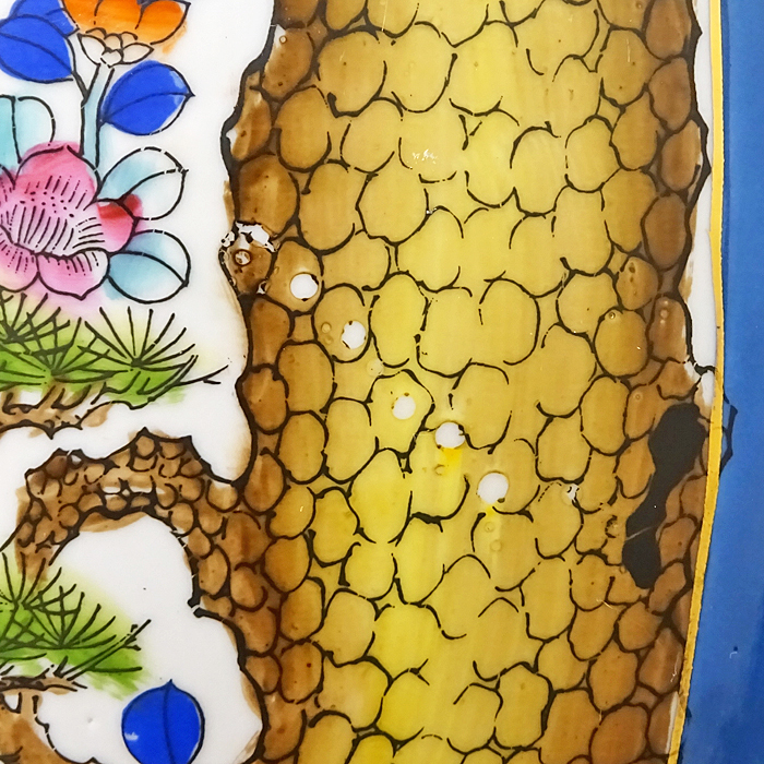 有田焼 古許窯 菊水作 鶴松図 特大 飾り壷 高さ116cm 飾壺 花器 花瓶