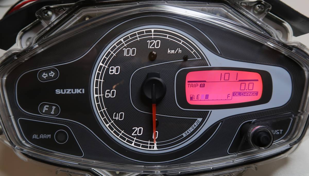 メーター アドレス 液晶反転加工 アドレスv125s V125S 液晶焼け修理