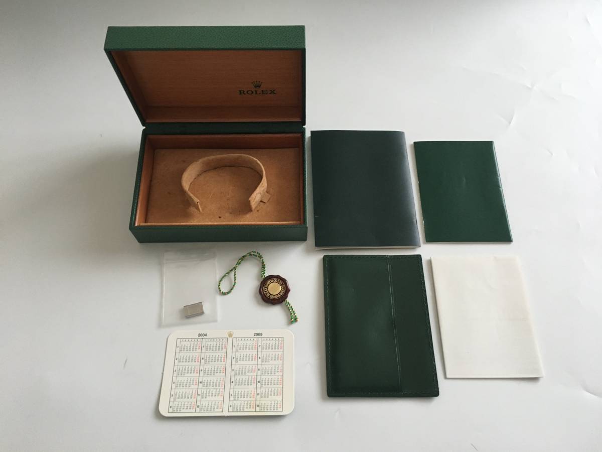 ① ROLEX ロレックス DICKSON WATCH datejust 空箱 保証書 コマ付き