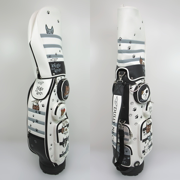 スポーツ別 １円☆ダリーナキャット DN-CB03 キャディバッグ（ホワイト