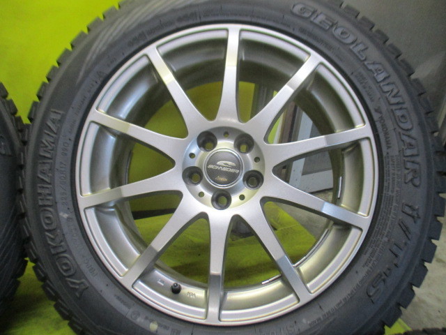 社外17インチ 17×7J ＋50　5／100 ＋未使用　ヨコハマ　ジオランダー　225/60R17 スタッドレス　インプレッサXV　XV、フォレスター