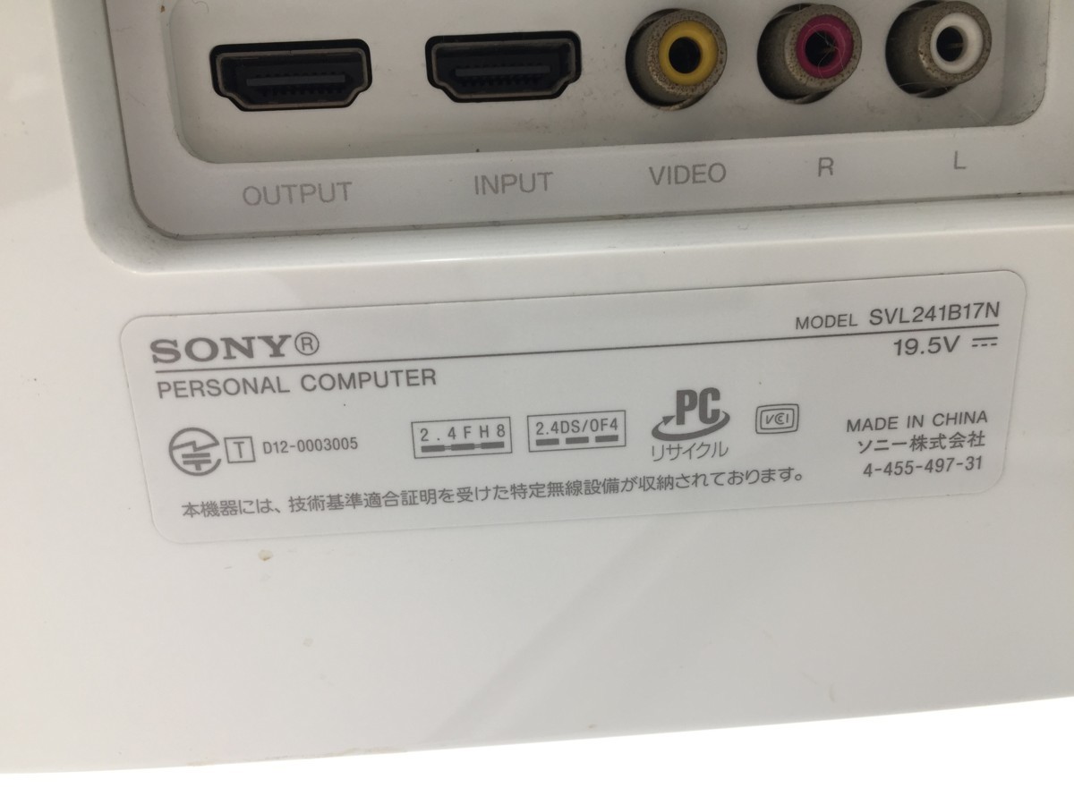 ♪△【SONY ソニー】一体型PC/Core i7 3630QM(第3世代)/HDD 1TB