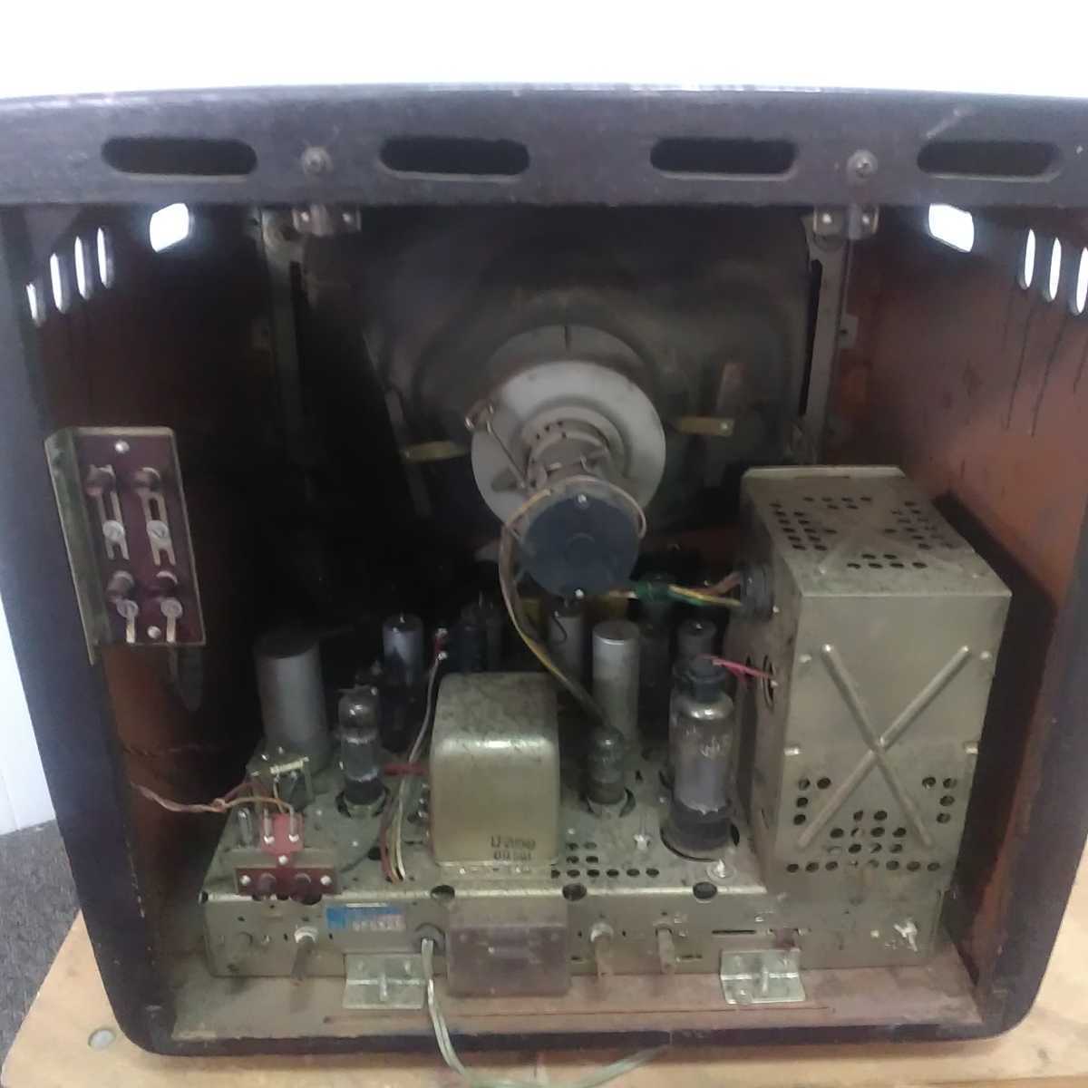 ナショナル テレビ 真空管 昭和レトロ アンティーク 白黒テレビ 