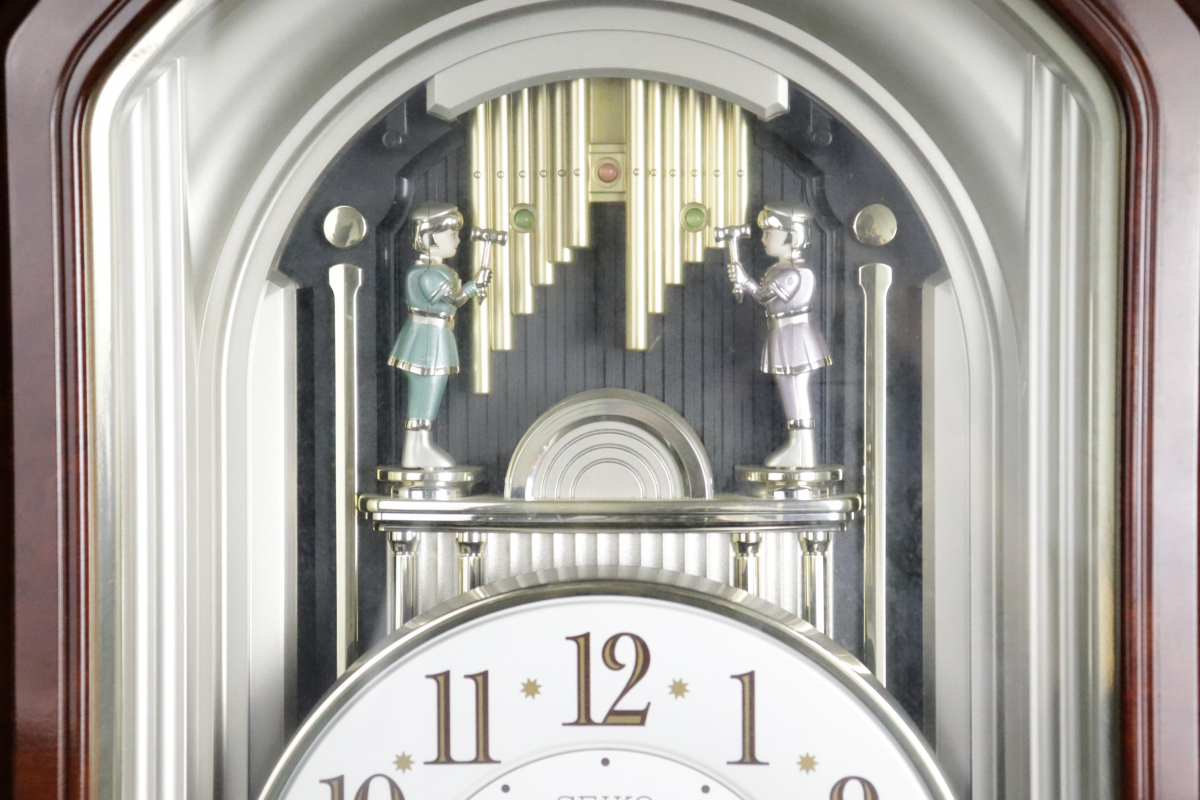 SEIKOセイコー　Marionne 掛け時計　からくり時計　RE526B SEIKO からくり時計 マリオーヌ RE526B 掛け時計 アンティーク 美品