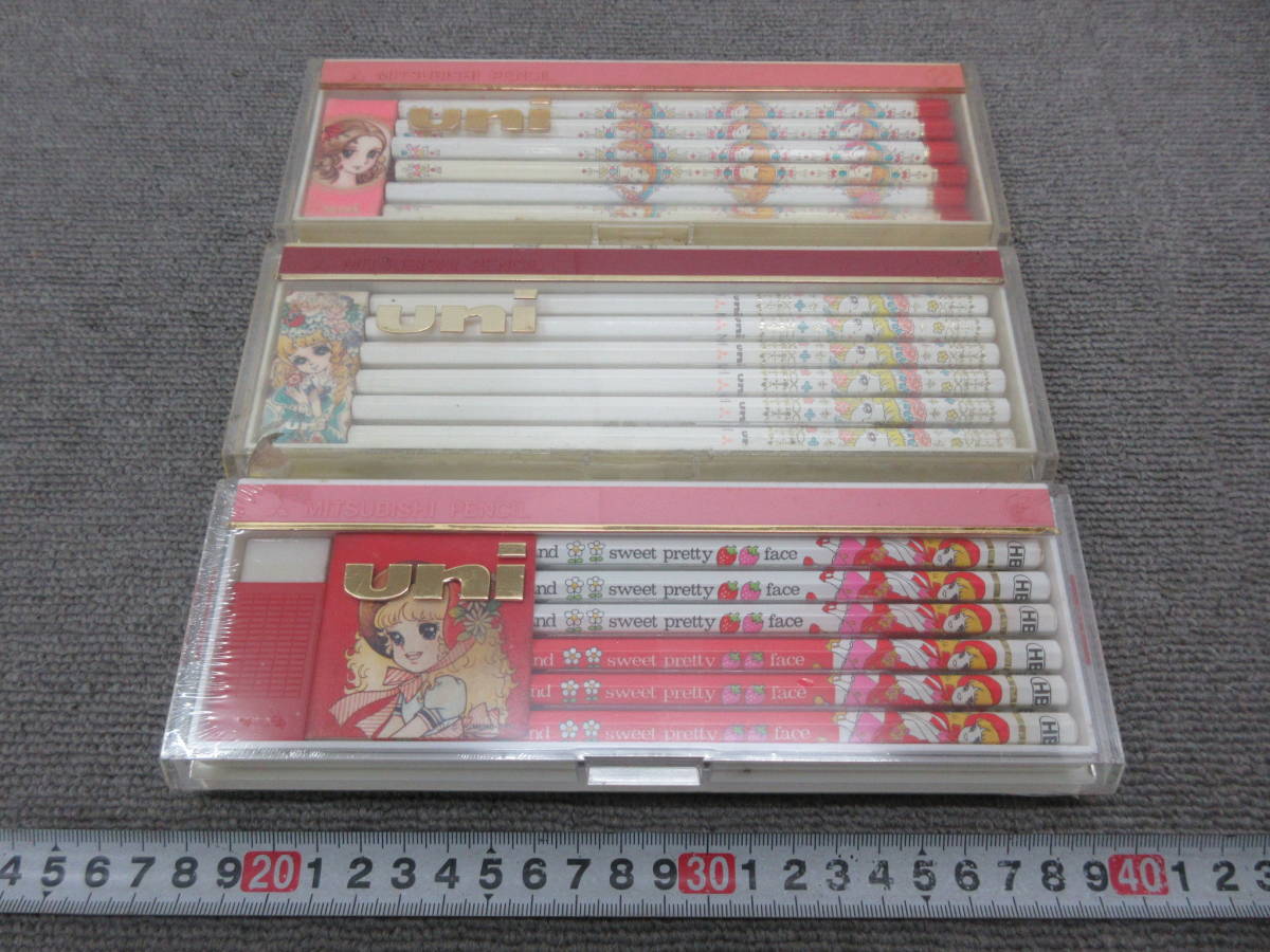 M【7-25】○12 文具店在庫品 三菱鉛筆 uni ユニ 少女 HB 3ダースまとめ