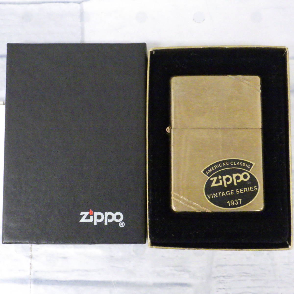 3019 ZIPPO ジッポー ライター ヴィンテージ シリーズ VINTAGE SERIES 1937 AMERICAN CLASSIC 火花OK 現状品(Zippo)｜売買された