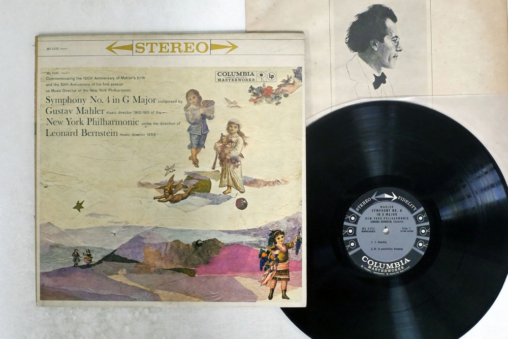 激安大特価，お買い得 米 LEONARD BERNSTEIN/MAHLER SYMPHONY NO. 4 IN G MAJOR/COLUMBIA MASTERWORKS MS 6152(クラシック)｜売買されたオークション情報、yahooの商品情報をアーカイブ公開 - オークファン その他