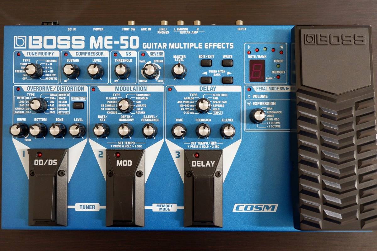 ギター マルチエフェクター BOSS ME-50 BOSS ME-50 ギター用マルチ