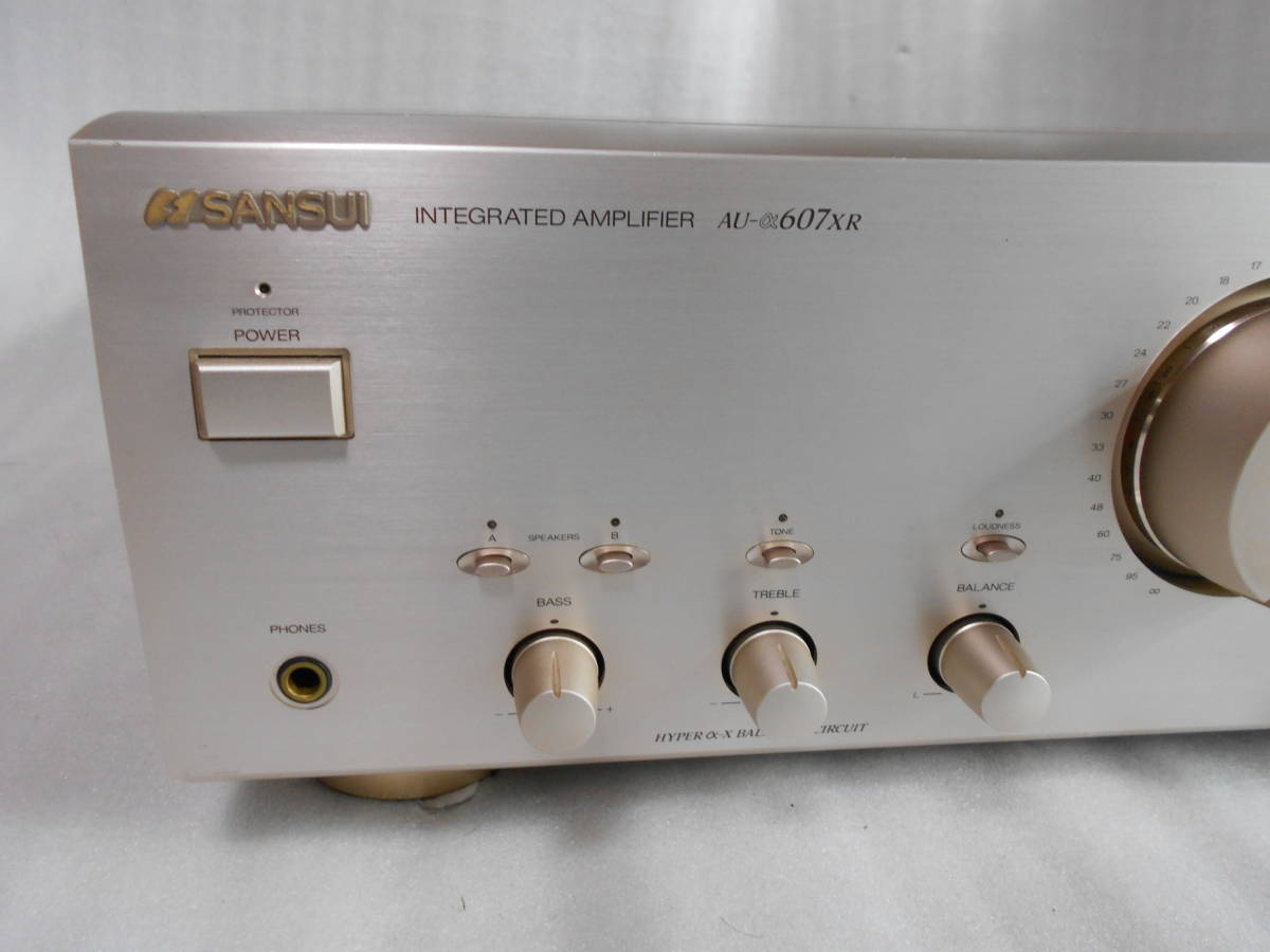 SANSUI AU-α607XR プリメインアンプ メンテナンス済 一般 アンプ