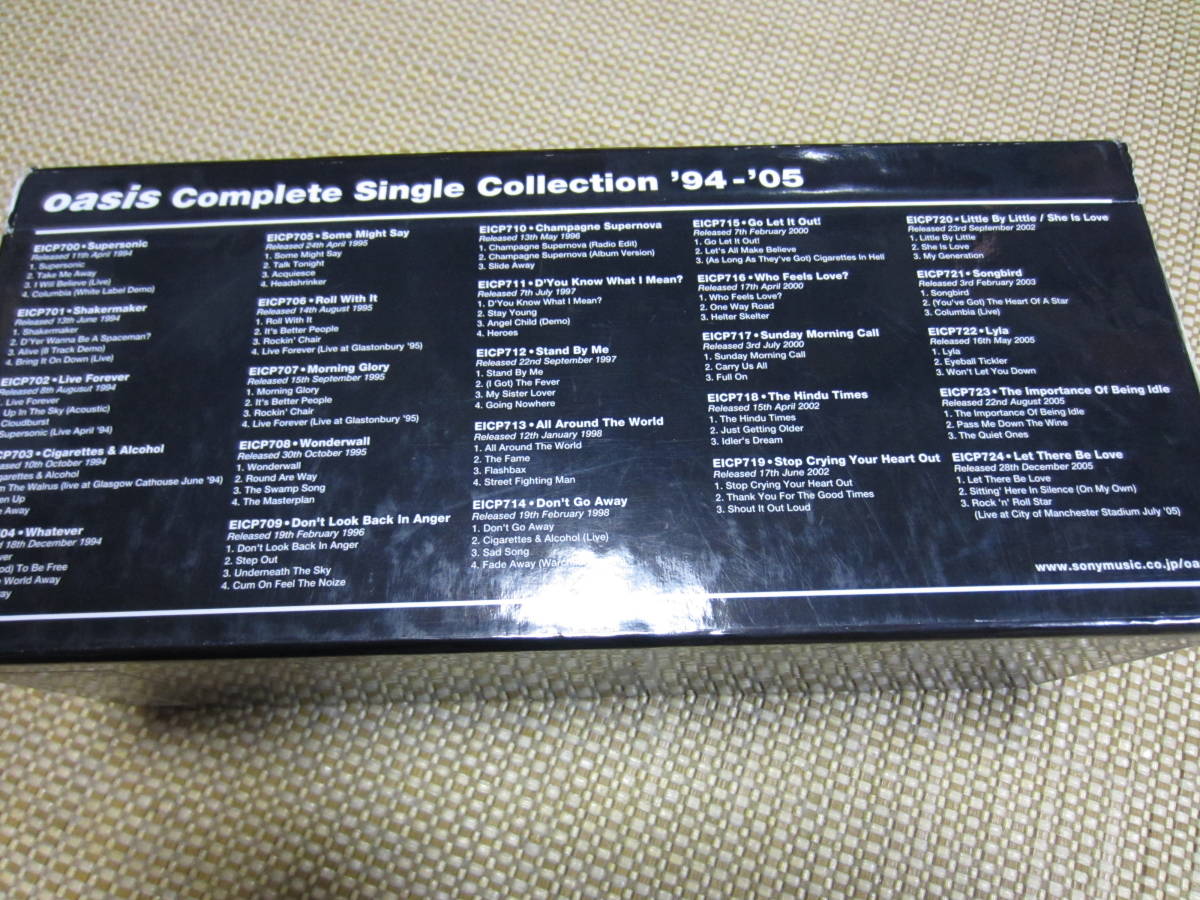 Complete Collection Oasis Box Singles - Single Album Studio Set
