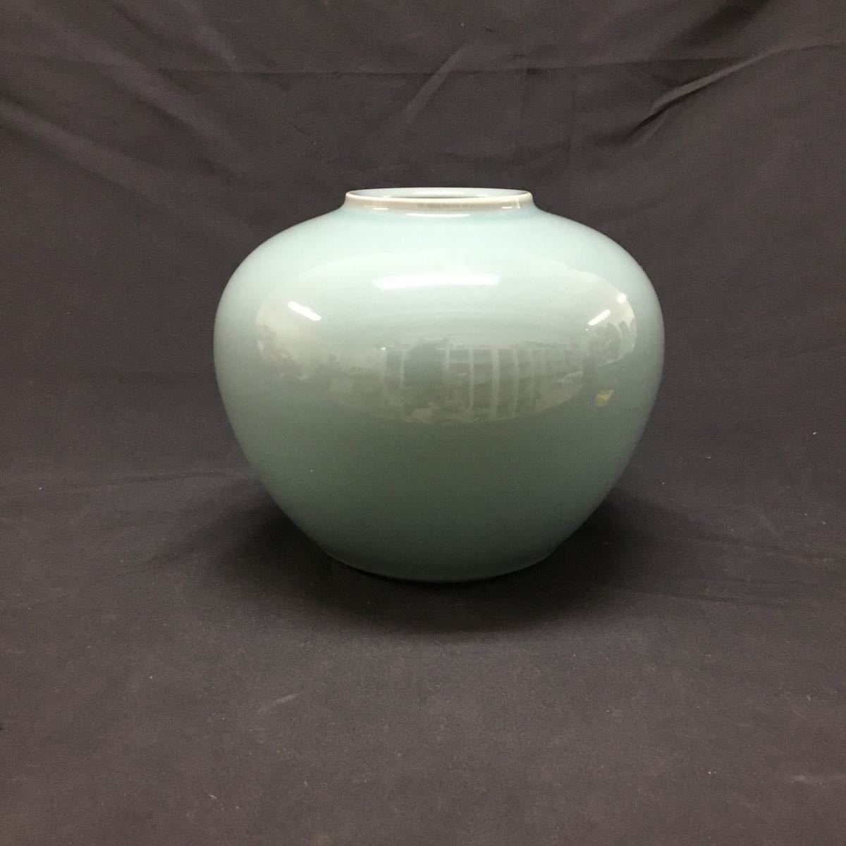 富田幸治郎 清水焼 花瓶(青磁)｜売買されたオークション情報、Yahoo 