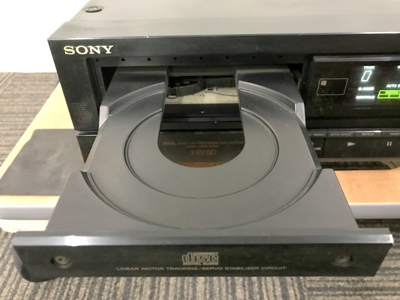 オーディオ機器 【CDP-338ESD】ソニー CDプレイヤー ジャンク