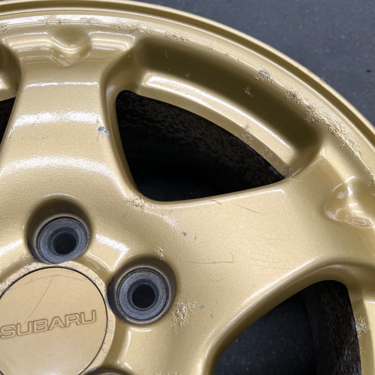 純正ホイール1本 インプレッサWRX GC8 STi 16×7JJ +53 100 5穴(純正品 