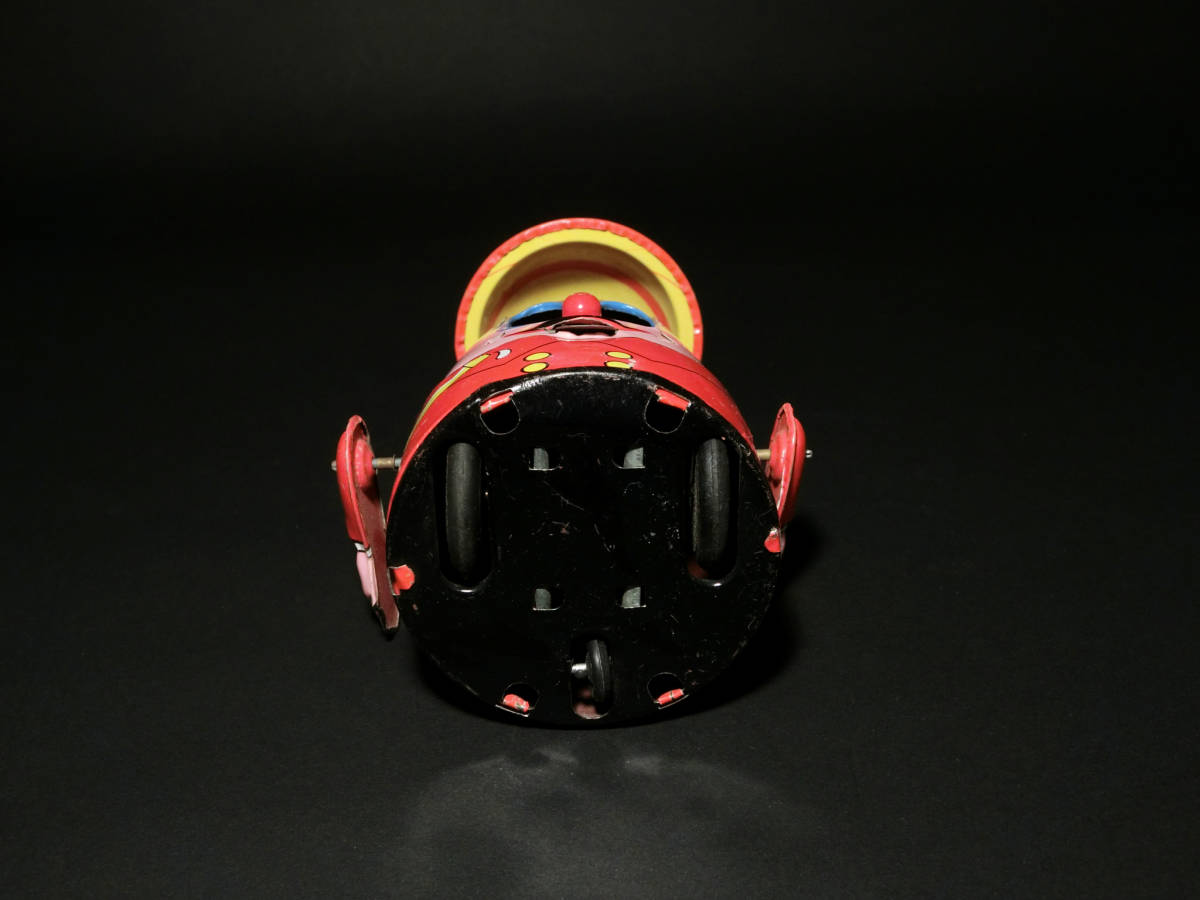 昭和レトロ ECHO製消防士ブリキ玩具『Mechanical EGG HEAD』箱付