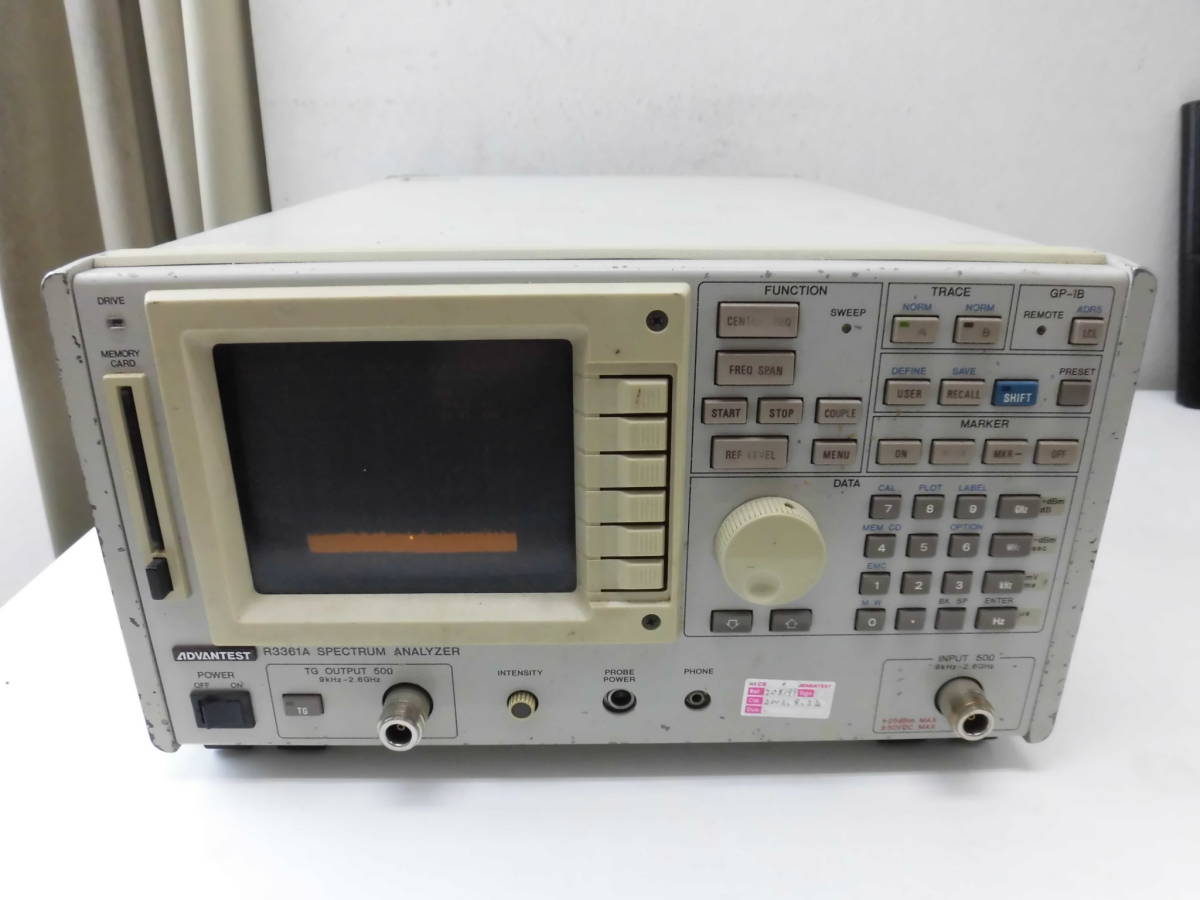 ADVANTEST R3361A スペクトラムアナライザ ADVANTEST アドバンテスト R3361A SPECTRUM ANALYZER スペクトラム