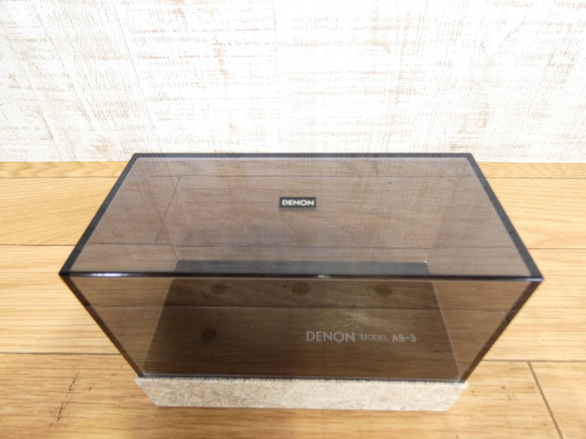 Denon AS-3 カートリッジ キーパー 3本 収納 ケース デノン 大理石