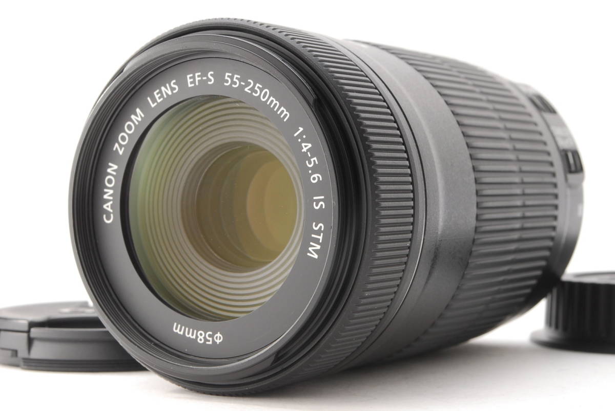 ■ 極美品 ■キヤノンCANON EF-S 55-250mm ISおまけ付き 美品】Canon ef-s 55-250mm f/4-5.6 is stm lens キヤノン 21@UT 美