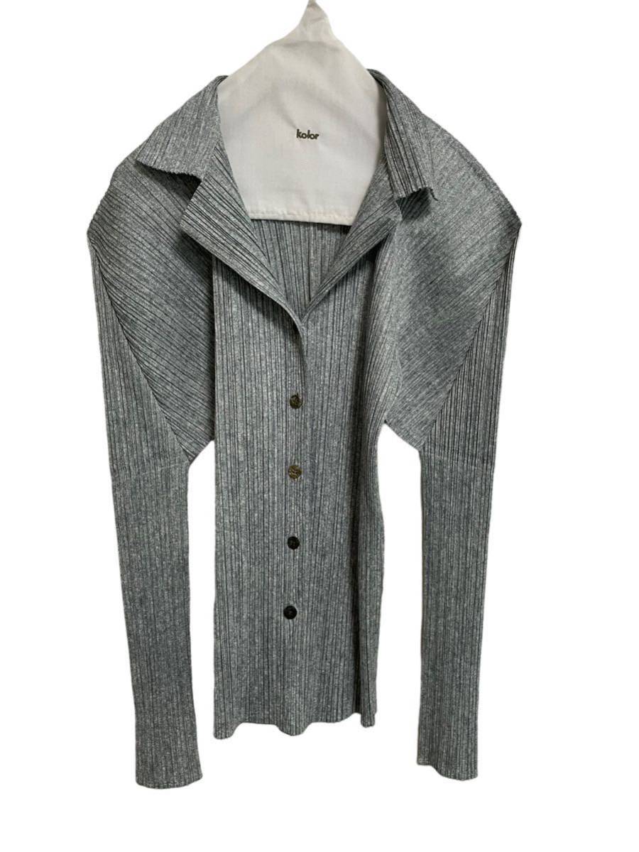 1円 ○美品○ PLEATS PLEASE ISSEY MIYAKE プリーツプリーズ シャツ 