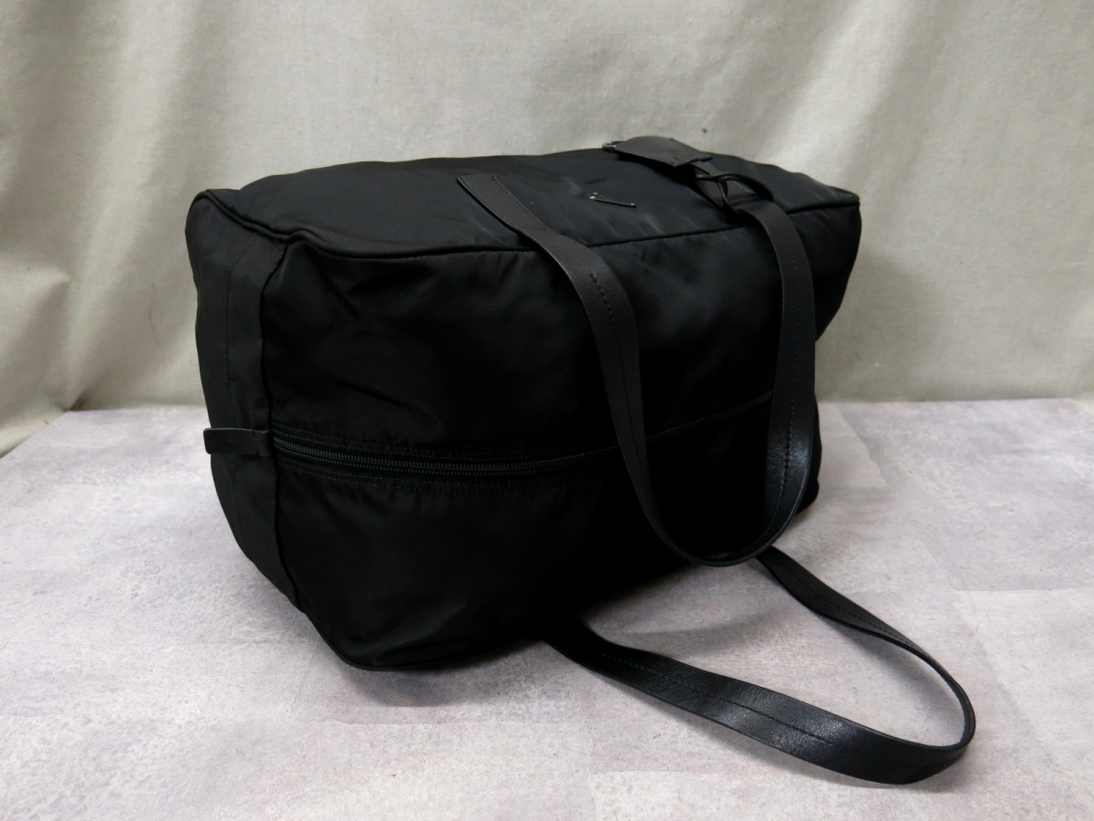 ○超美品○PRADA プラダ○ポコノ ナイロン カーフ レザー 本革 