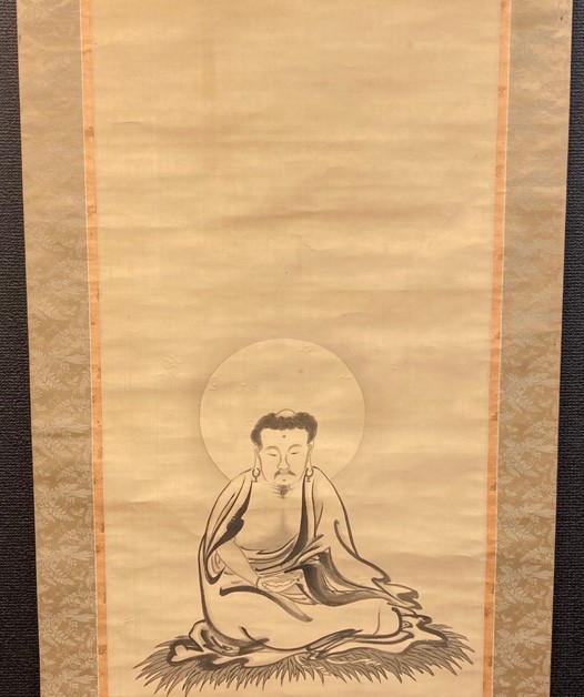 古仏画】河島雪亭(尚明)如来図 絹本 肉筆 検)真言宗 /仏画/仏教美術 古仏画】河島雪亭(尚明)如来図 絹本 肉筆 検)真言宗 /仏画/仏教美術