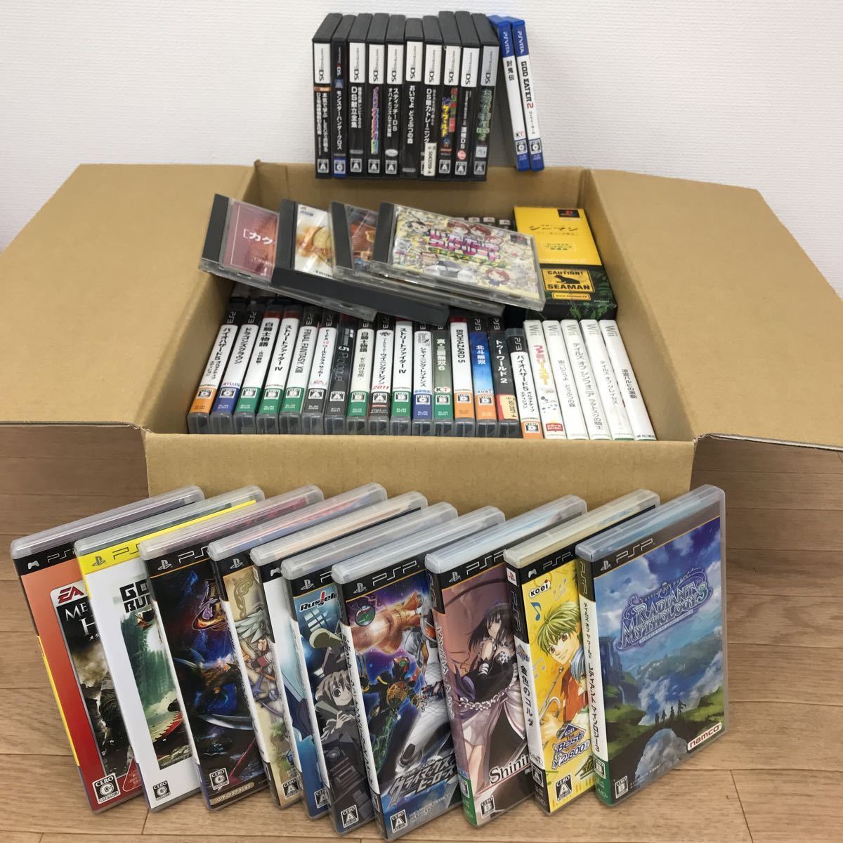 ☆ジャンク PS1/PS2/PS3/Wii/PSP/DS/PSVITA等 ソフトまとめ売り！探偵 