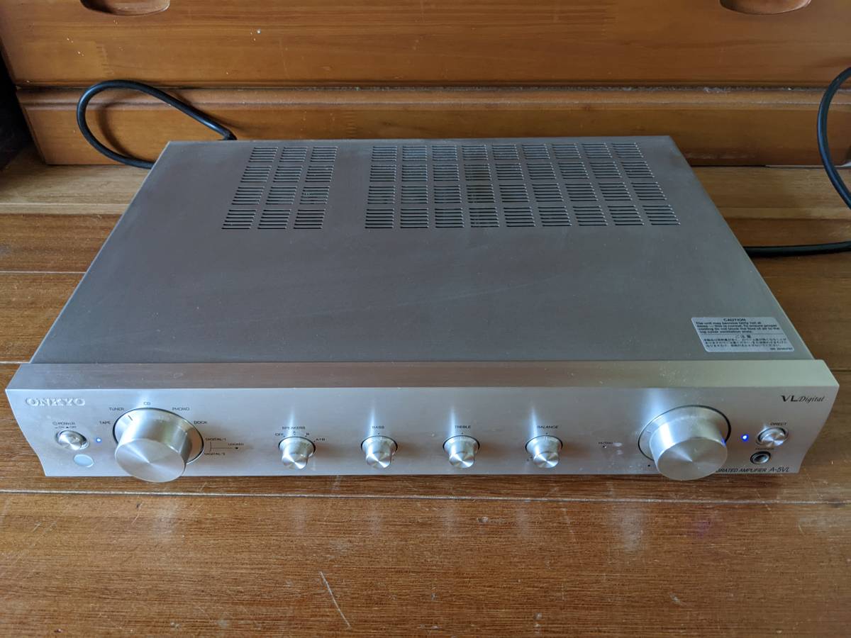 オーディオ機器 ONKYO プリメインアンプ『A-5VL』と CDプレーヤー『C
