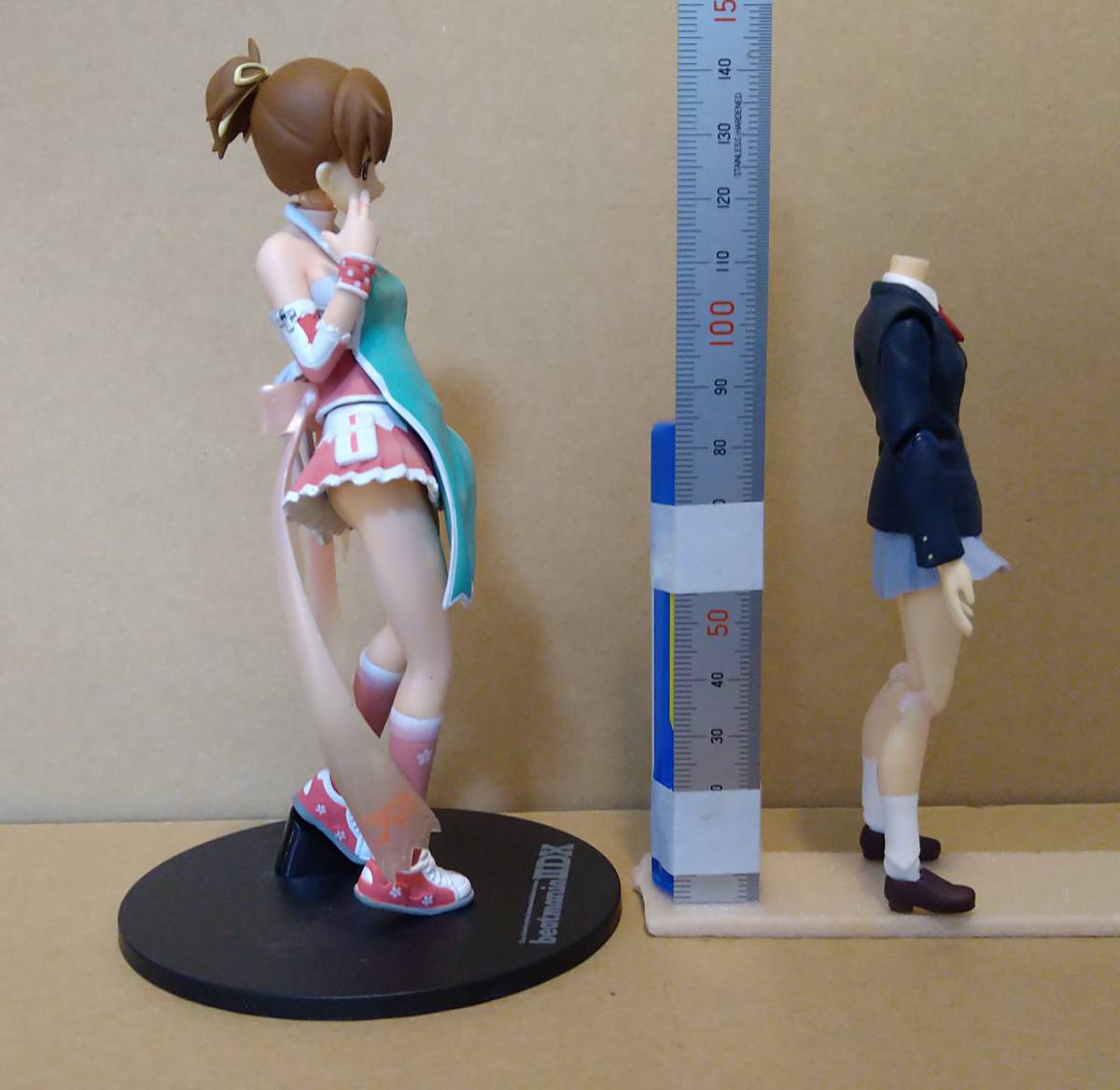 ジャンク figma 平沢憂 けいおん! ＋挿げ替え用改造フィギュアセット 