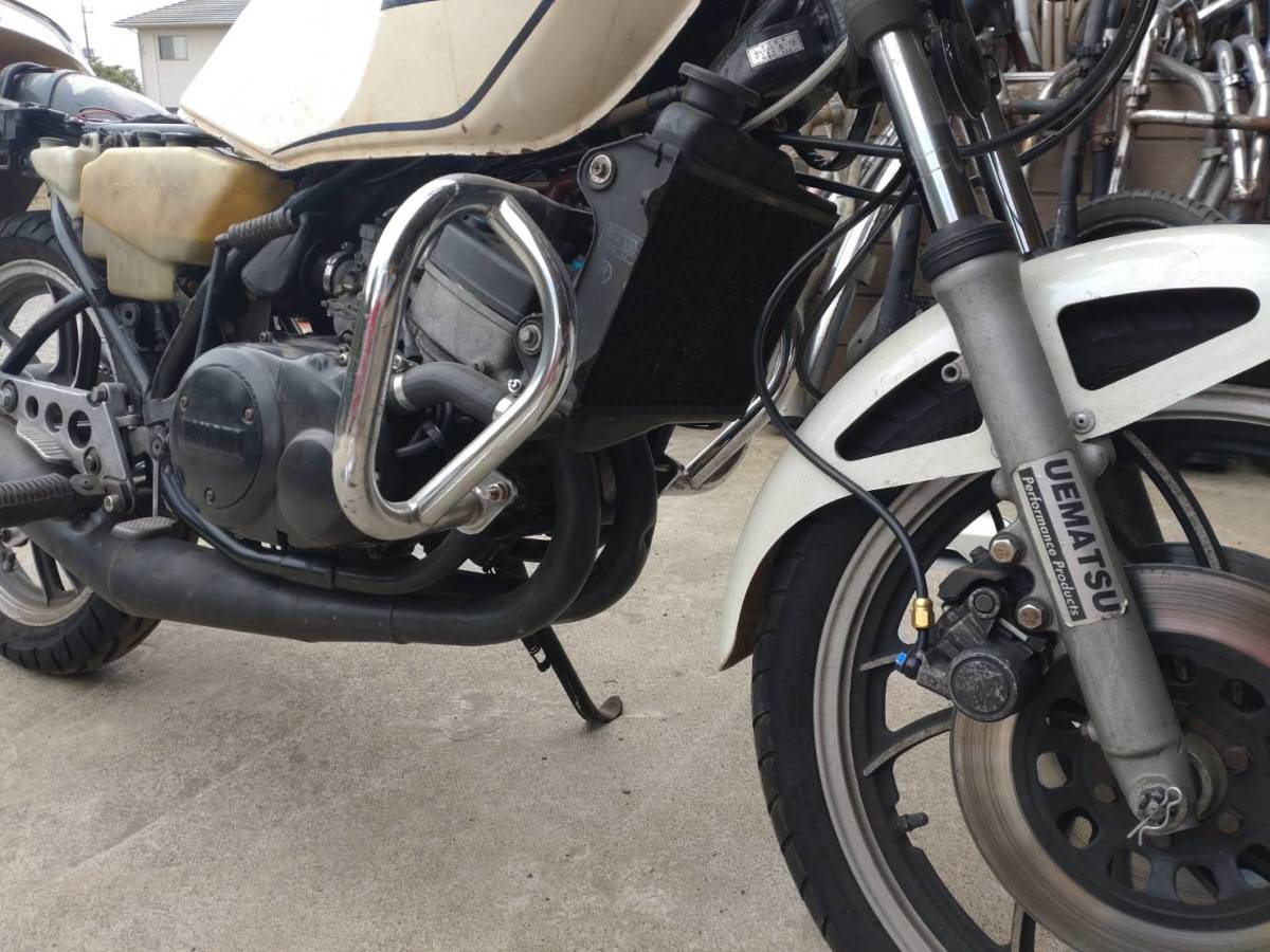 エンジンガード RZ250 RZ350 キジマ イノウエ 当時物 絶版車 カフェ
