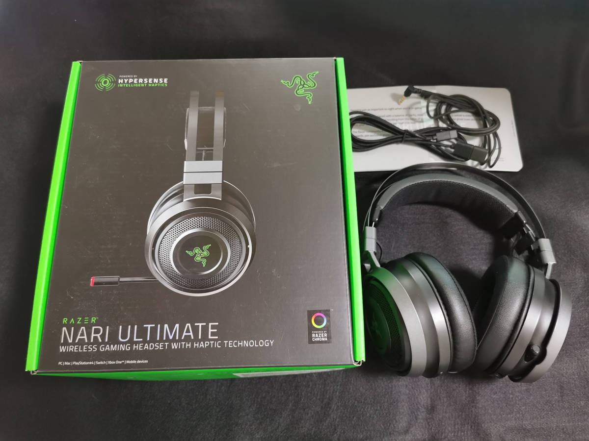【新作入荷，得価】 ワイヤレス ゲーミングヘッドフォン Razer NARI Ultimate 振動します(ヘッドフォン)｜売買されたオークション情報、yahooの商品情報をアーカイブ公開 - オークファン その他