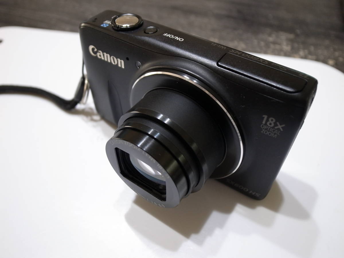 美品です！Canon PowerShot SX600 HS ブラック ④/1600万画素 Wi-Fi 
