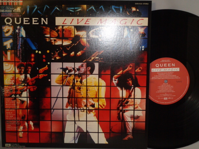  クイーン LIVE MAGIC 見本盤 印字 帯付LP(Queen)｜売買されたオークション情報、yahooの商品情報をアーカイブ公開 - オークファン Q